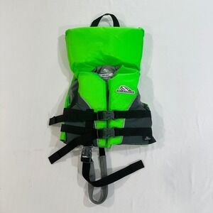 Stearns Infant Life Vest PFD Neon‎ Green USCG Approved Under 30 lbs Boating Kids